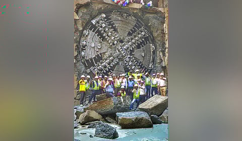 The two TBMs—Eagle and Flamingo—will next be relaunched from Thirumayilai to begin the subsequent underground drive towards Boat Club.