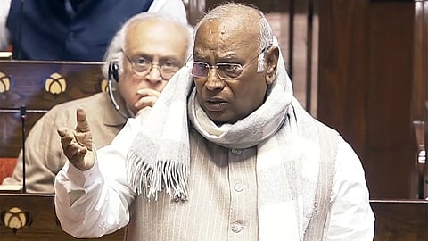 AICC president Mallikarjun Kharge.