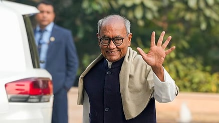 Former Madhya Pradesh chief minister Digvijaya Singh