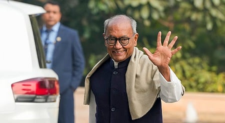 Former Madhya Pradesh chief minister Digvijaya Singh