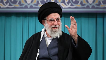 The mourners wore black outfits, held black flags and took out a march condemning the killing of Khamenei, who was reportedly killed in the shelling.