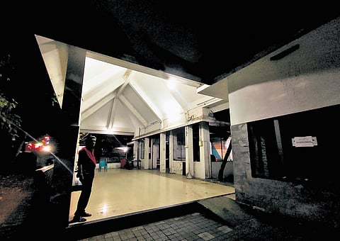 The Pachalam crematorium which has been non-operational for two years 