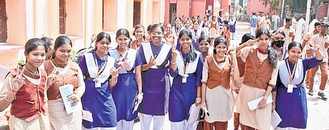 As HSC exam ends, students pose for a picture in Cuttack
