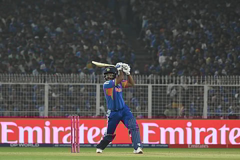 Sanju Samson remained unbeaten on 97 on Sunday