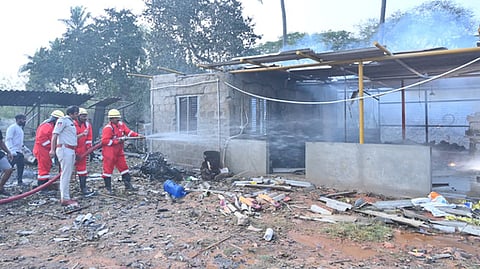 Vetlapalem explosion site