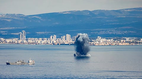 Explosions along the Strait of Hormuz have shot up since Iranian supreme leader's assassination