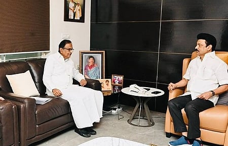 CM Stalin was accompanied by DMK deputy general secretary and MP Kanimozhi Karunanidhi.