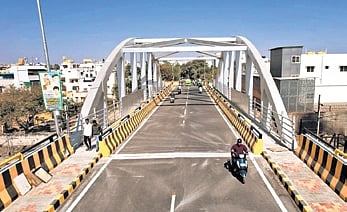 Nayandahalli junction is being implemented under the Suraksha 75 project.