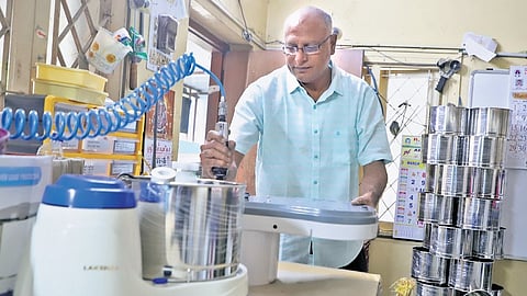 A wet grinder manufacturing unit in Coimbatore.