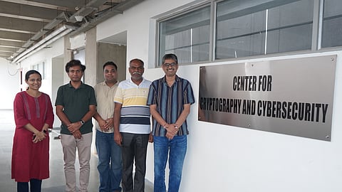Prof Maria Francis, Prof Bheemarjuna Reddy, Prof Saurabh Kumar, Prof Antony Franklin and Prof M V Panduranga Rao