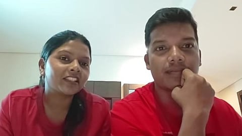 Atul Oraon and Dr Kanchan Bara.