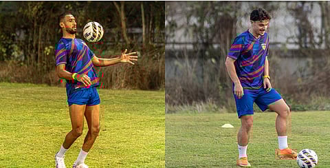 New signings Mohammed Ali Bemmamer and Inigo Martin