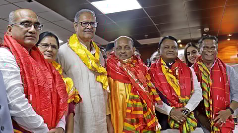 Samal and Sujeet Kumar filed their papers as BJP candidates, while Ray entered the fray as an Independent candidate with the party’s support.