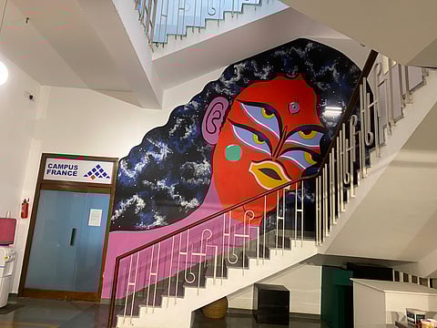 The mural Kashink made in Chennai