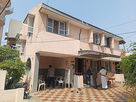 The deceased has been identified as G. Kasturi Kutty (82), who was living with her son Ramkumar's family