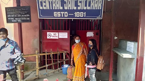 The woman, Depali Das (60), after she was released from the detention centre.