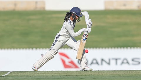 Jemimah Rodrigues in action on Friday
