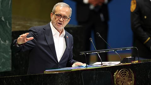 Iran's President Masoud Pezeshkian 