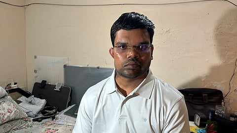 Sanjay Dehariya began his UPSC preparation in a cramped 100 square foot room, spending long hours at the Nalanda Parisar library in Raipur.