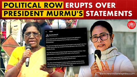 Mamata Banerjee counters President's statements against West Bengal govt.