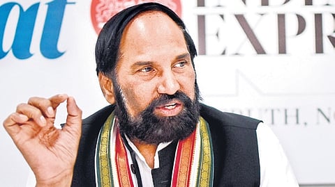 Irrigation Minister N Uttam Kumar Reddy.