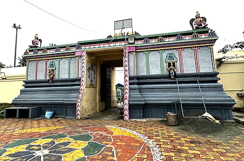Temple for a beautifully adorned Vishnu