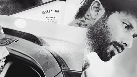 A screenshot of Shahid Kapoor's story