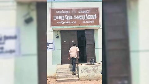 A ‘home tour’ video, which went viral on social media, shows how the DMK man and his family occupied the UPHC building.