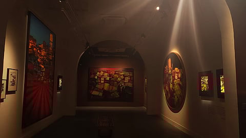 At Paresh Maity’s Delhi exhibition  ‘Luminous Terrains’