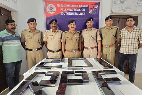The checking operation was carried out by RPF head constable Sujeesh and constable Ramakrishna, who were on duty at the station.