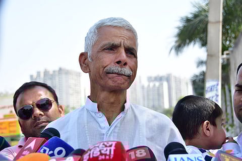 Ashok Rana, whose son Harish Rana had been in a vegetative state since 2013, speaking to the media on Wednesday after the Supreme Courts landmark ruling