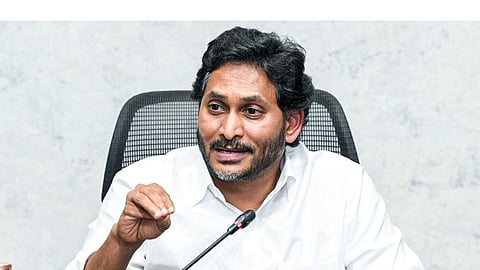 YSRCP Chief Jagan Mohan Reddy.