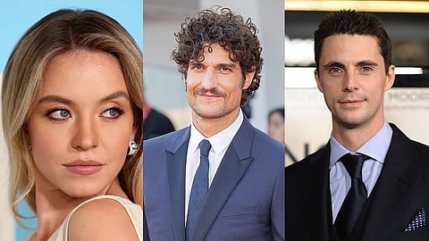 (From L to R) Sydney Sweeney, Louis Garrel, Matthew Goode