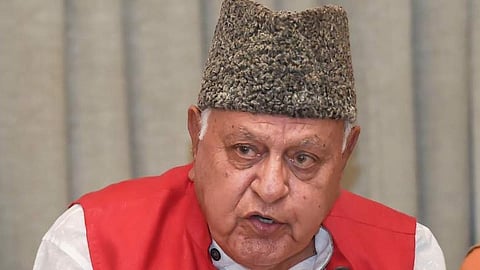 A man opened fire from a close range at former J&K chief minister and National Conference president Farooq Abdullah in Jammu while he was attending a wedding on Wednesday night.