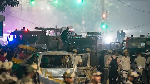 Delhi bomb blast that happened near Red Fort.