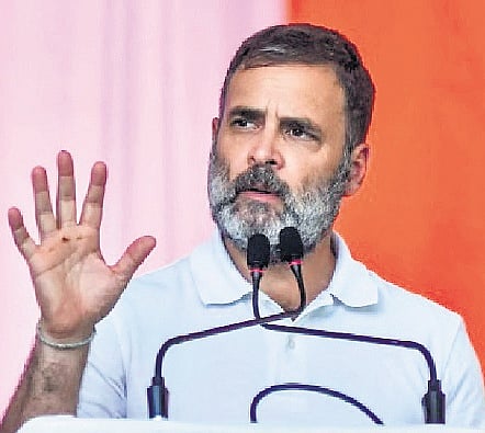 In UP, Rahul says RSS has no place for dalits, backwards in its ranks