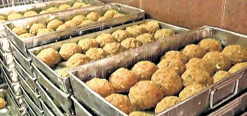 Modern technology is also playing a key role in maintaining quality standards in the preparation of laddu prasadam.