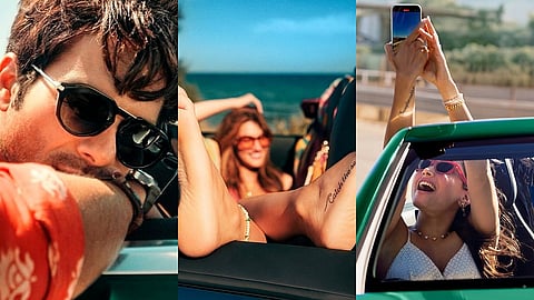 (from left) Shahid Kapoor, Kriti Sanon and Rashmika Mandanna in Cocktail 2