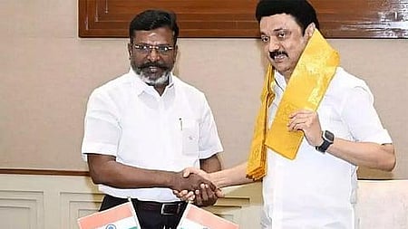 VCK president and MP Thol Thirumavalavan said that he was satisfied with the number of seats allocated to the party.