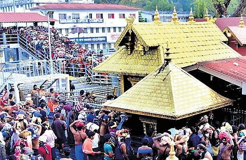 Sabarimala temple opened for the five-day monthly pooja for the Malayalam month of Meenam.