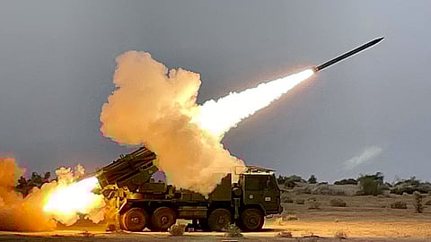 Indian Army fields multiple variants of the Pinaka system with progressively longer strike ranges.