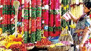 Representational  Image of shops gearing up to celebrate Ugadi. 