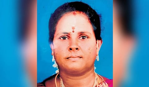 The victim, Kaliammal.