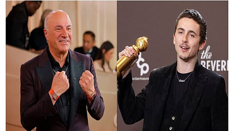 Kevin O'Leary voiced support for actor Timothée Chalamet at the 2026 Academy Awards.