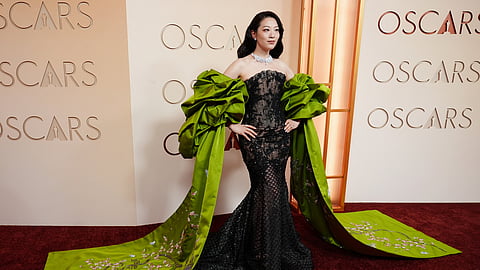 Arden Cho at the Oscars on Sunday, March 15, 2026, 