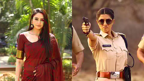 Police Complaint stars Ragini Dwivedi (L) and Varalaxmi Sarathkumar