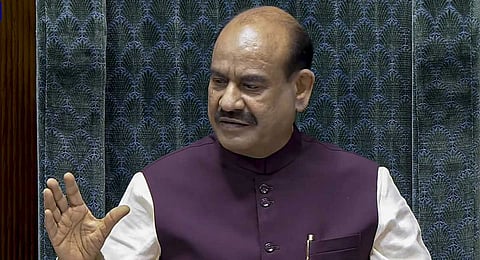 Lok Sabha Speaker Om Birla conducts proceedings in the House during the second part of the Budget session of Parliament, in New Delhi, Tuesday, March 17, 2026.