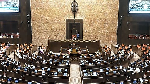 Rajya Sabha proceedings.