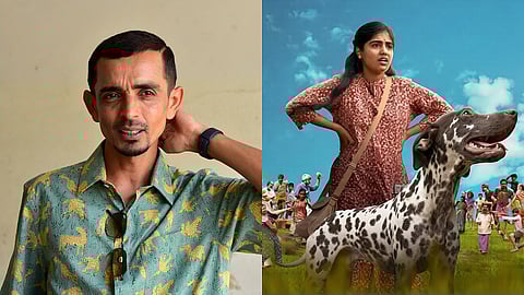 Rajesh Madhavan (L), Poster of Pennum Porattum (R)