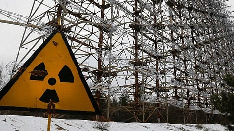 A radioactivity sign image used for representational purpose only.